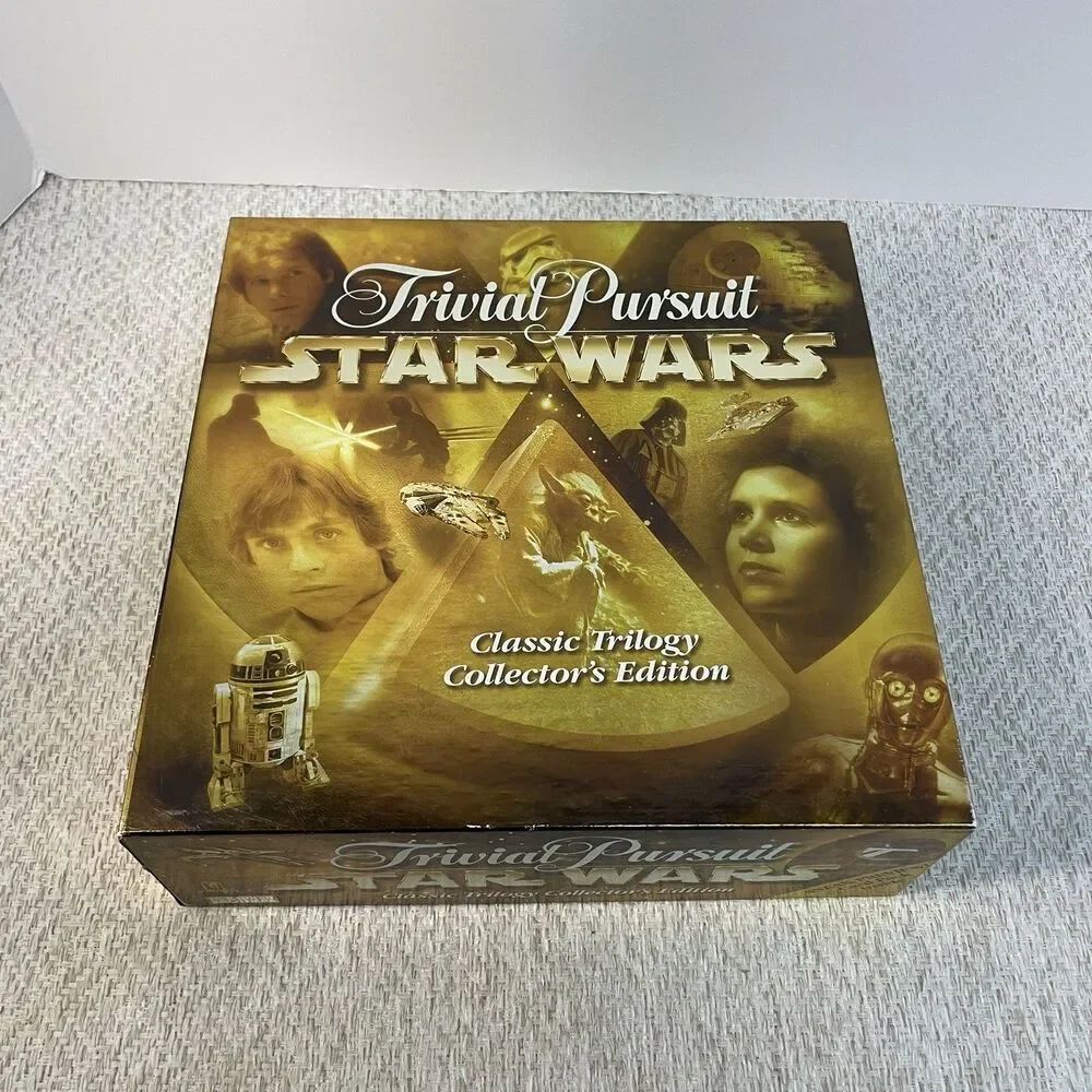 Trivial Pursuit Star Wars Classic Trilogy Collector’s Edition Game 1997 Complete